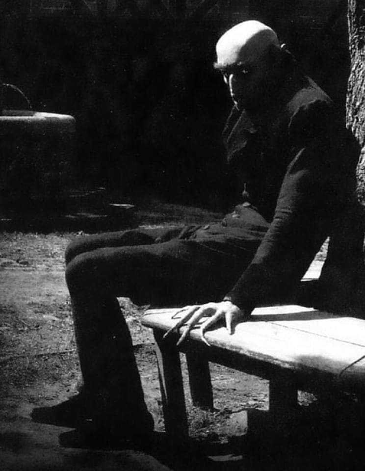 Max Schreck in Nosferatu: A Symphony of Horror (1922) | www.vintoz.com