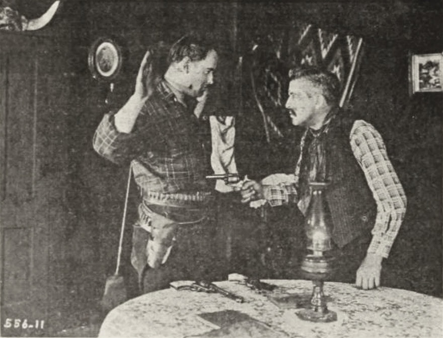 Roy Stewart in One Shot Ross (1917) | www.vintoz.com