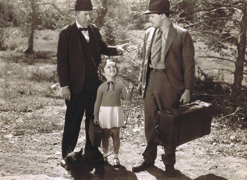 Shirley Temple, J. Farrell MacDonald, and Joel McCrea in Our Little Girl (1935) | www.vintoz.com