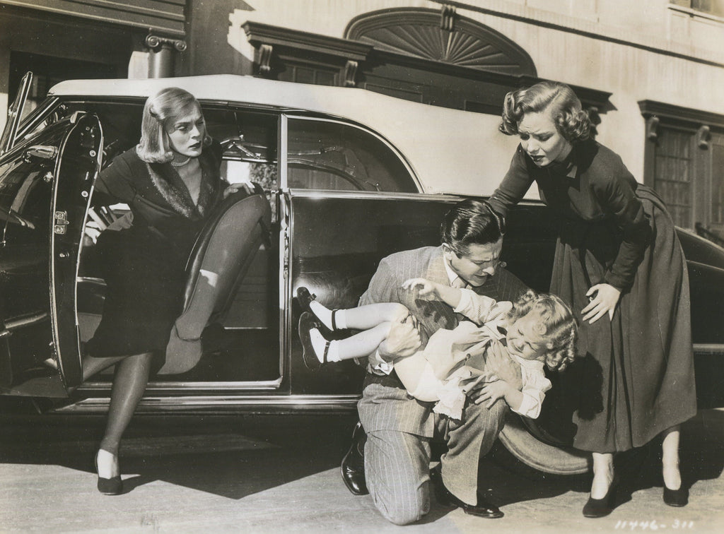 Robert Cummings, Diana Lynn and Lizabeth Scott in Paid in Full (1950)