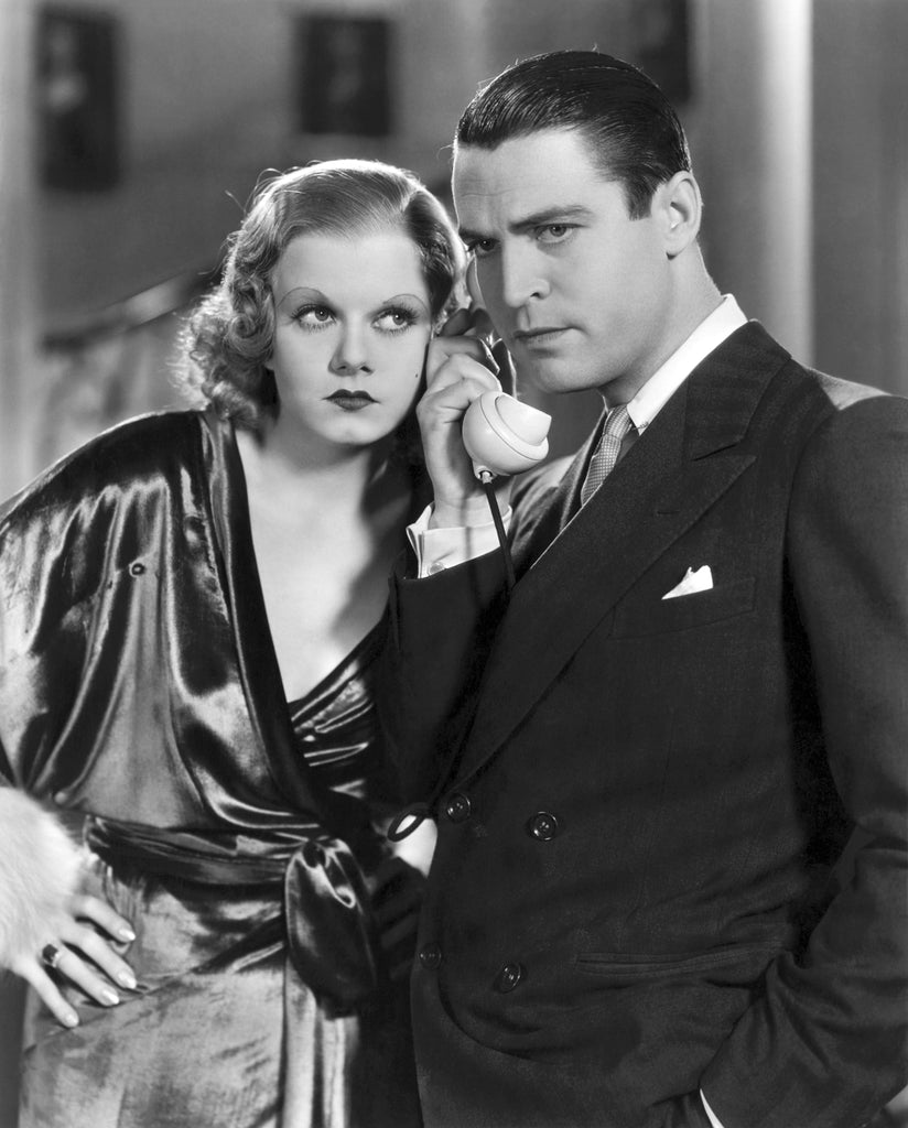 Jean Harlow and Chester Morris in Red-Headed Woman (1932) | www.vintoz.com