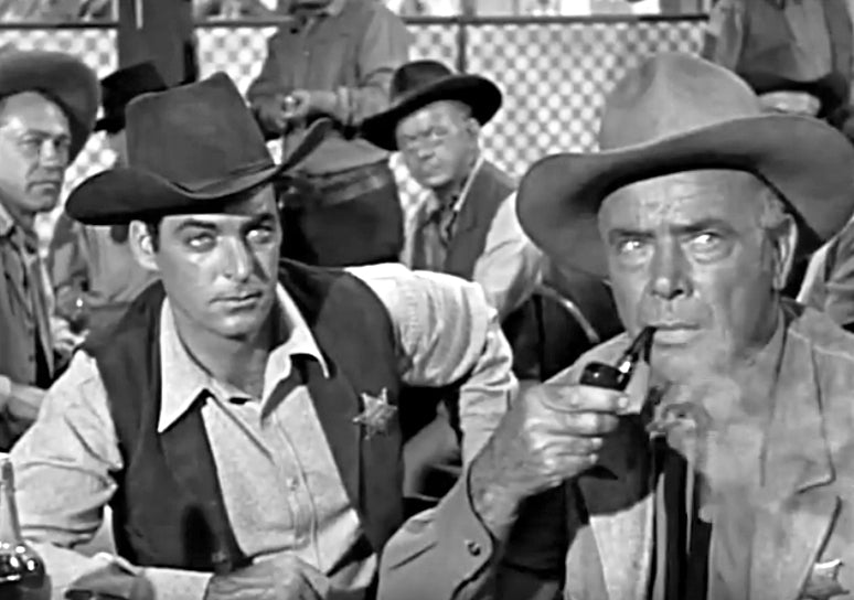 Rory Calhoun, Dean Jagger and Robert Middleton in Red Sundown (1956) | www.vintoz.com