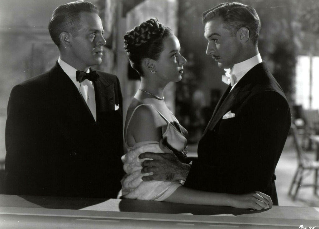 Louis Hayward, Diana Lynn and Zachary Scott in Ruthless (1948) | www.vintoz.com