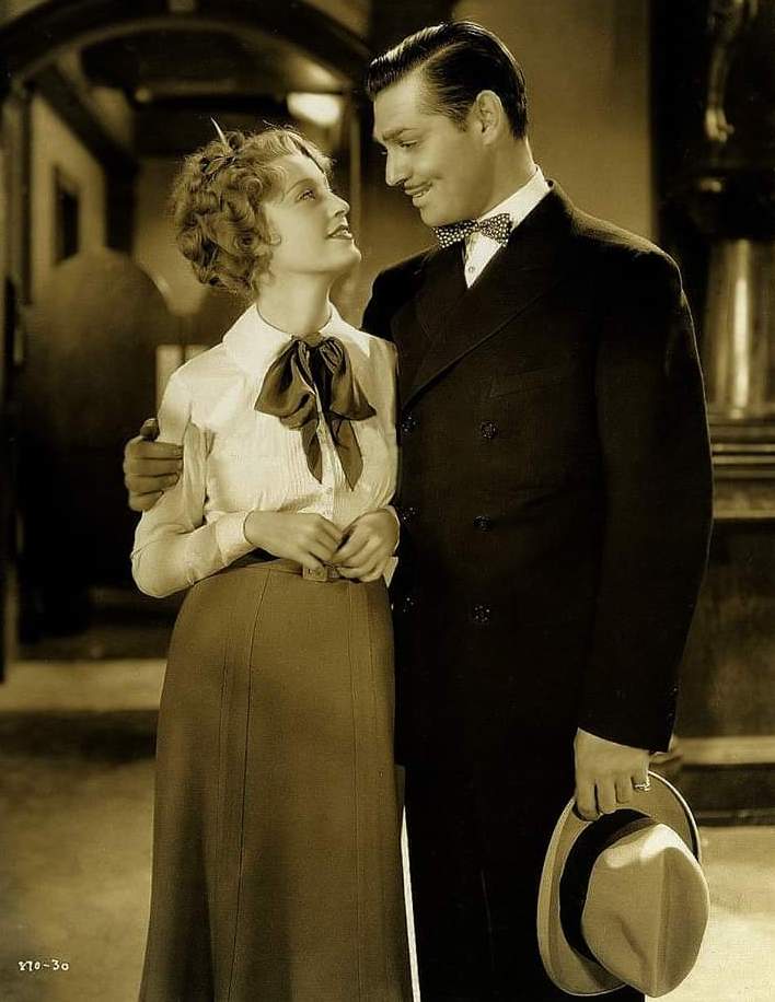 Clark Gable and Jeanette MacDonald in San Francisco (1936) | www.vintoz.com