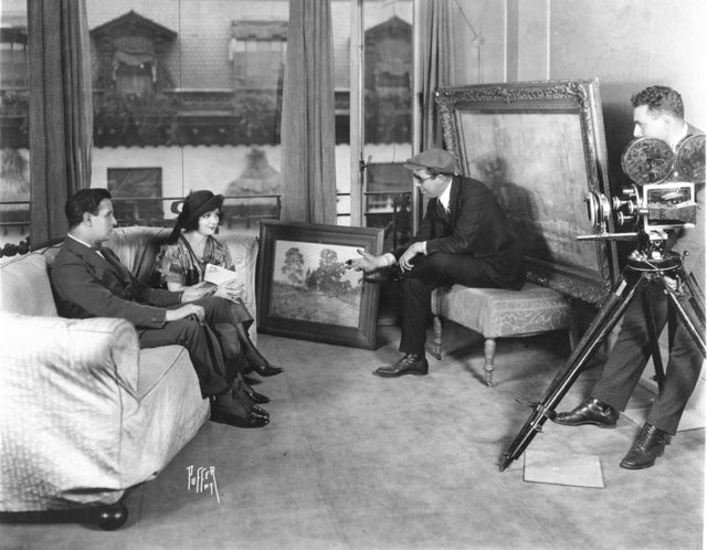 David Abel, Norma Talmadge, Conway Tearle and Chester Withey in She Loves and Lies (1920) | www.vintoz.com
