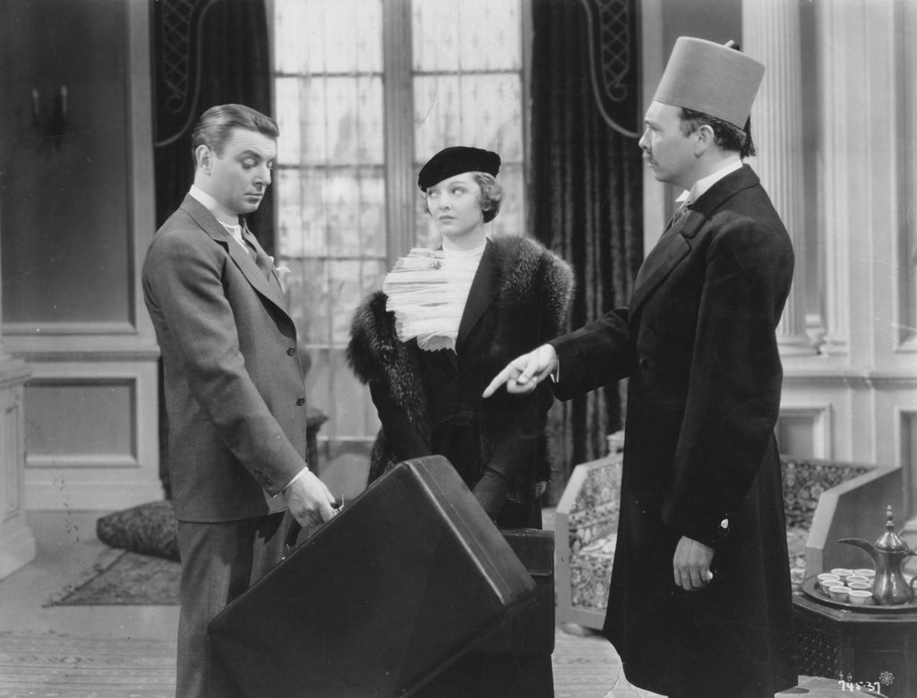 Myrna Loy, George Brent and Georges Renavent in Stamboul Quest (1934) | www.vintoz.com