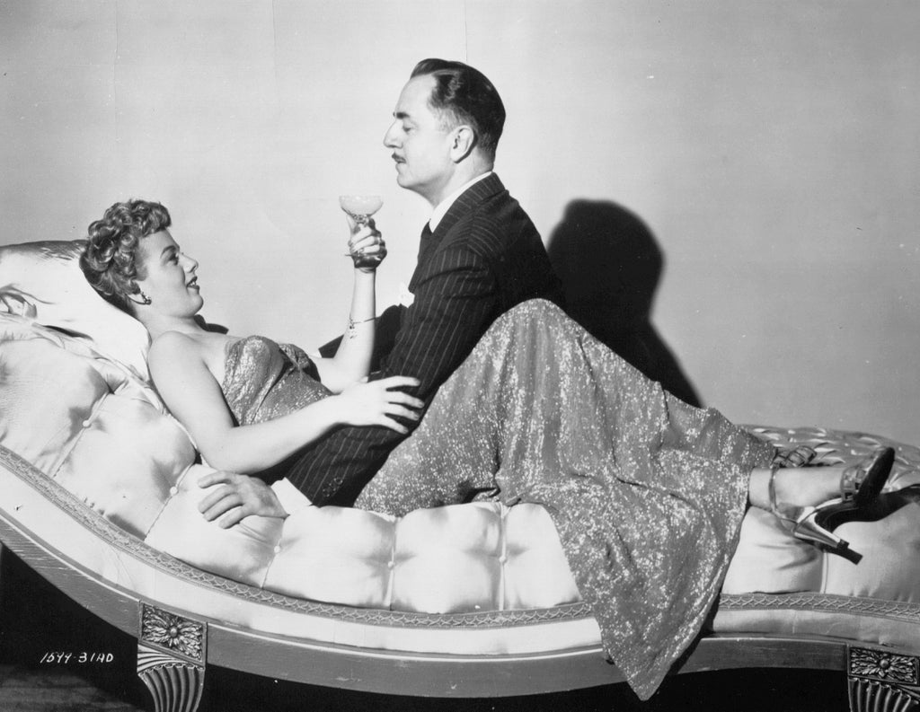 William Powell and Shelley Winters in Take One False Step (1949) | www.vintoz.com