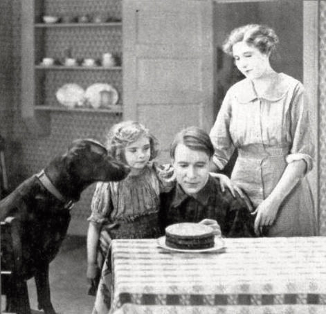 Nell Clark Keller, John Lowell and Baby Ivy Ward in Ten Nights in a Bar Room (1921) | www.vintoz.com