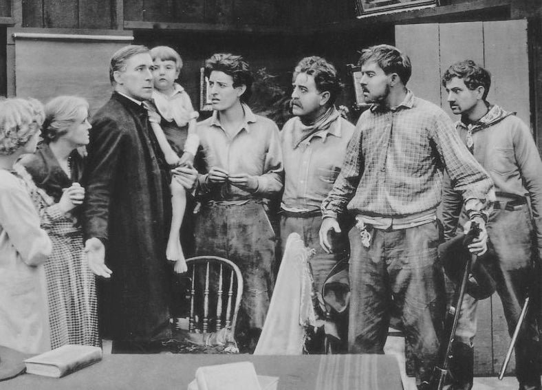 John Gilbert and William S. Hart in The Apostle of Vengeance (1916) | www.vintoz.com