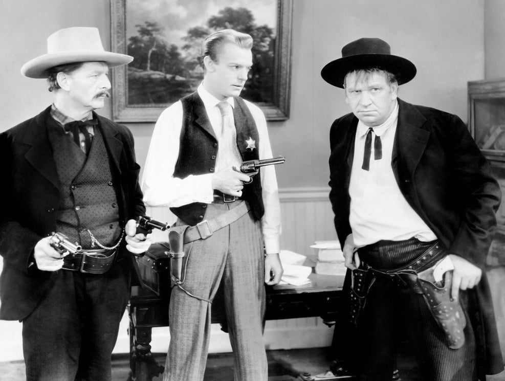 Wallace Beery, Robert Barrat and Dennis O'Keefe in The Bad Man of Brimstone (1937) | www.vintoz.com