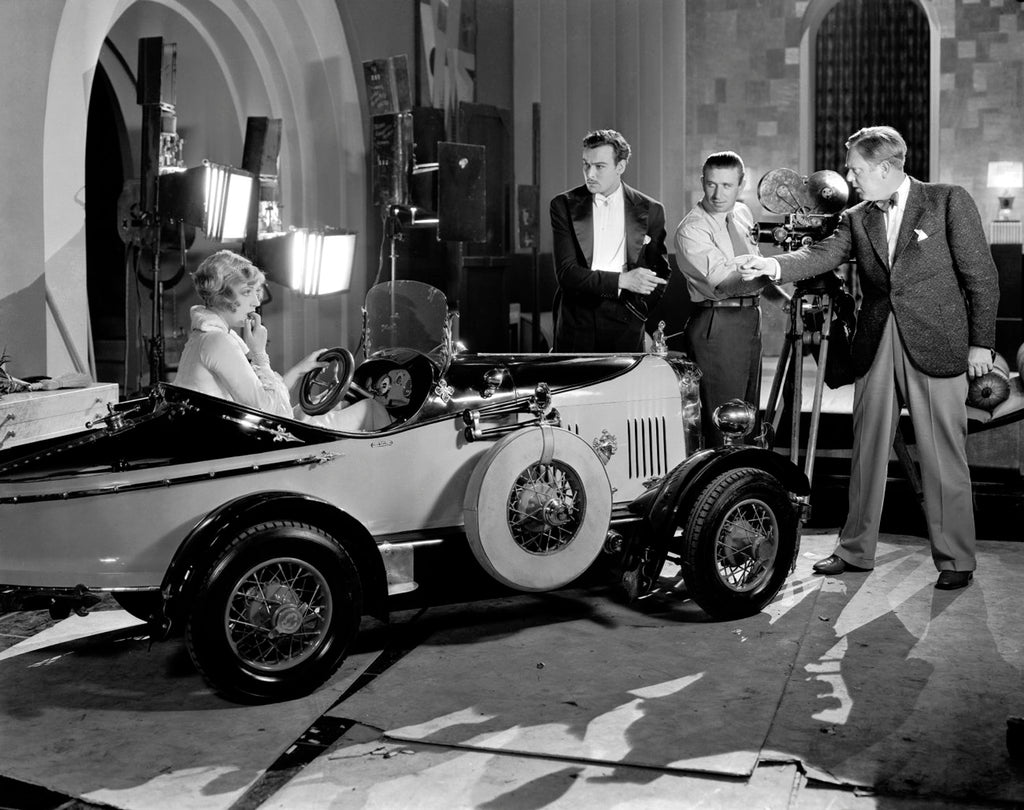 John Arnold, Nils Asther, Marion Davies and Robert Z. Leonard in The Cardboard Lover (1928) | www.vintoz.com