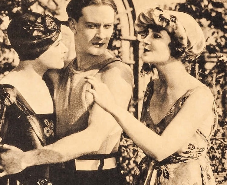 Conrad Nagel and Anna Q. Nilsson in The Fighting Chance (1920) | www.vintoz.com