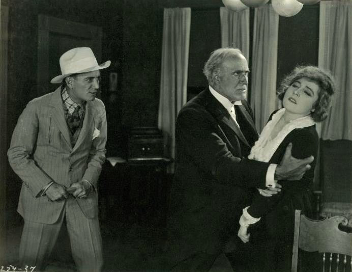 Ethel Clayton, Theodore Roberts and Charles West in The Girl Who Came Back (1918) | www.vintoz.com