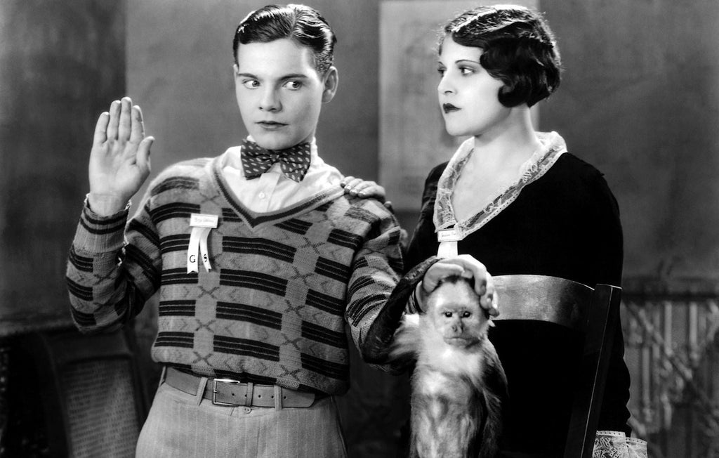 Lina Basquette and Eddie Quillan in The Godless Girl (1928) | www.vintoz.com