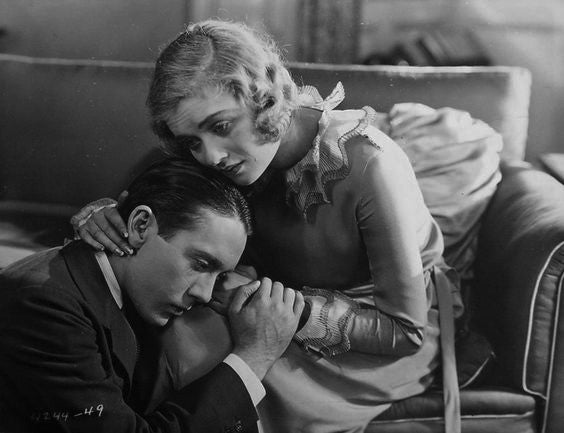 Constance Bennett and Jack Pickford in The Goose Woman (1925) | www.vintoz.com