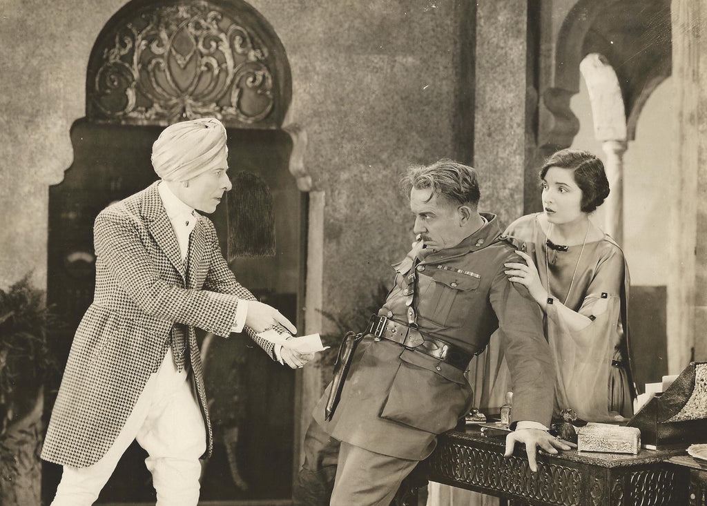 George Arliss, Alice Joyce and Harry T. Morey in The Green Goddess (1923) | www.vintoz.com