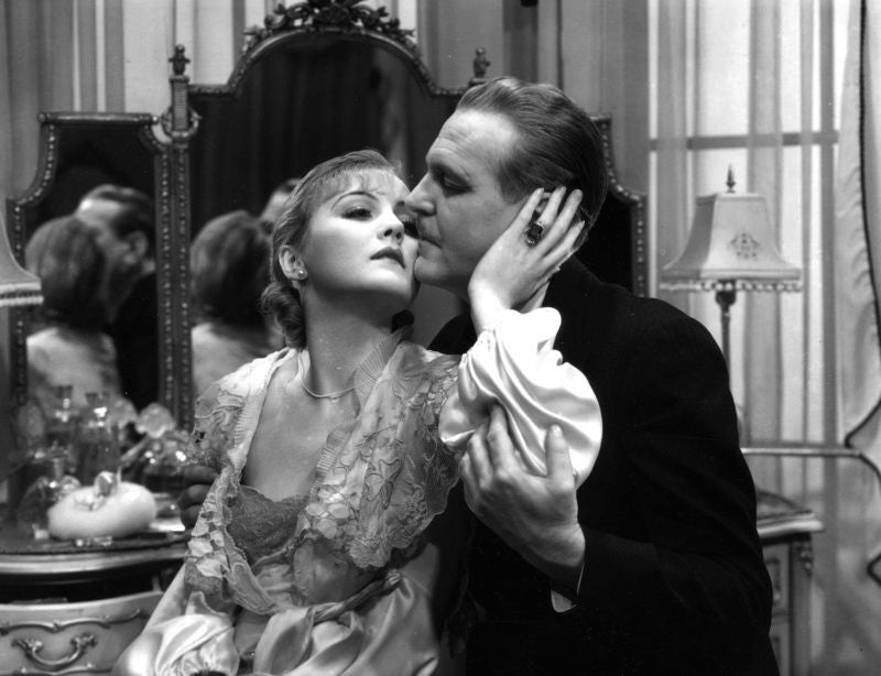 Nancy Carroll and Frank Morgan in The Kiss Before the Mirror (1933) | www.vintoz.com