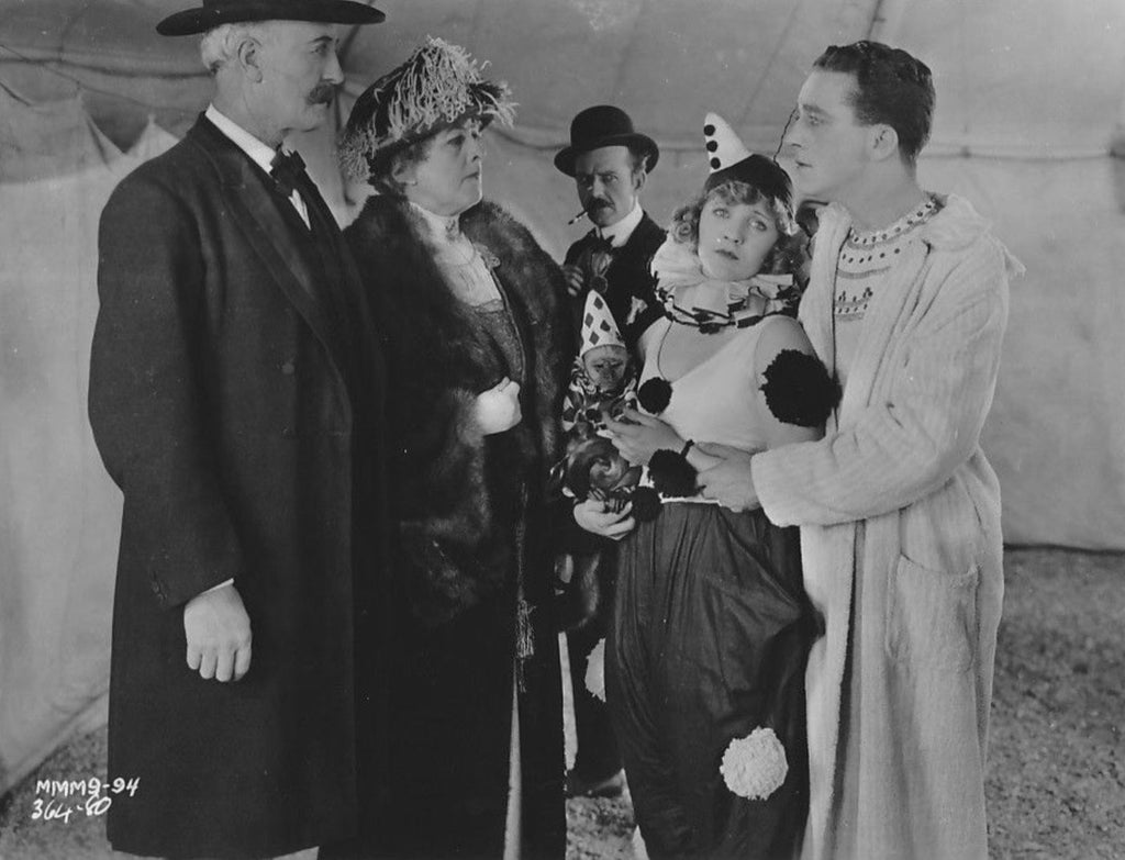 Helen Dunbar, Winter Hall, Mary Miles Minter and Jack Mulhall in The Little Clown (1921) | www.vintoz.com