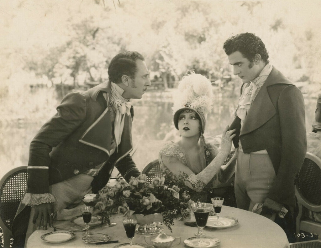 Billie Dove, Armand Kaliz and Gilbert Roland in The Love Mart (1927) | www.vintoz.com