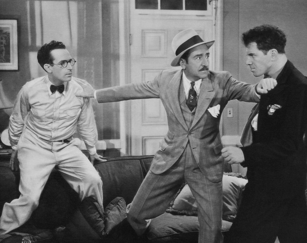 Harold Lloyd, Adolphe Menjou and Lionel Stander in The Milky Way (1936) | www.vintoz.com