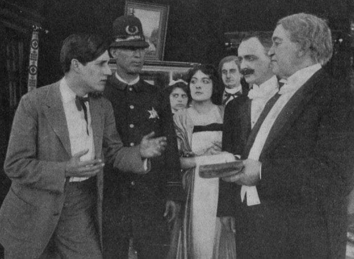Carlyle Blackwell, Karl Formes, Neva Gerber, Marin Sais and William H. West in The Redemption (1913) | www.vintoz.com