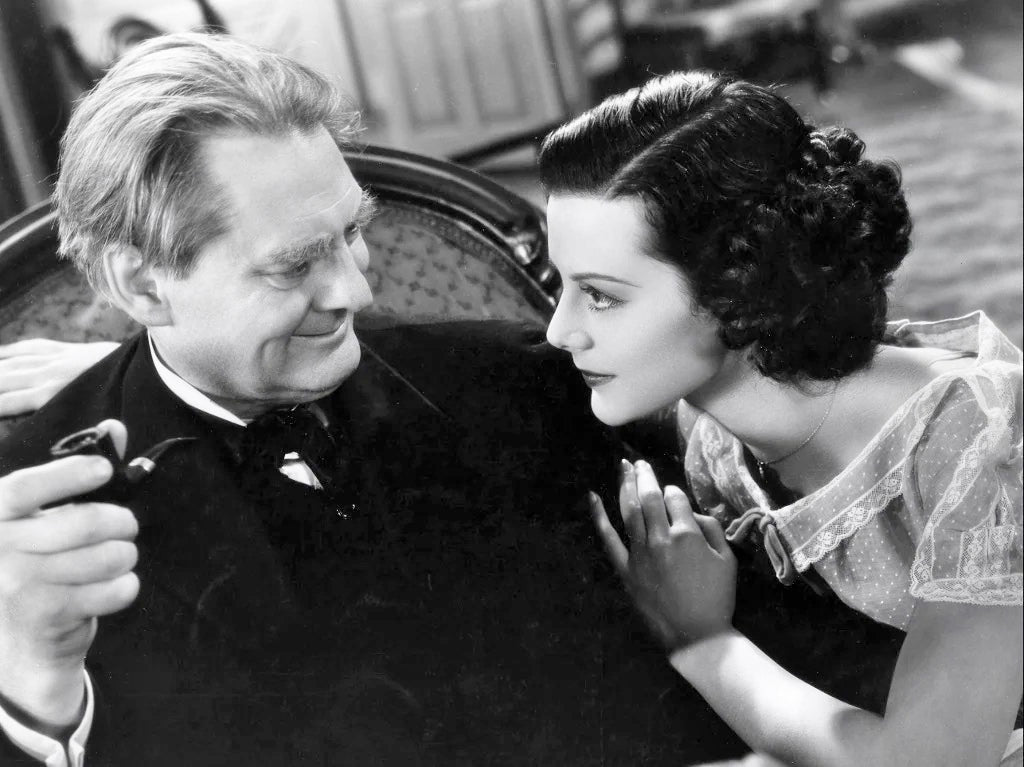 Lionel Barrymore and Helen Mack in The Return of Peter Grimm (1935) | www.vintoz.com