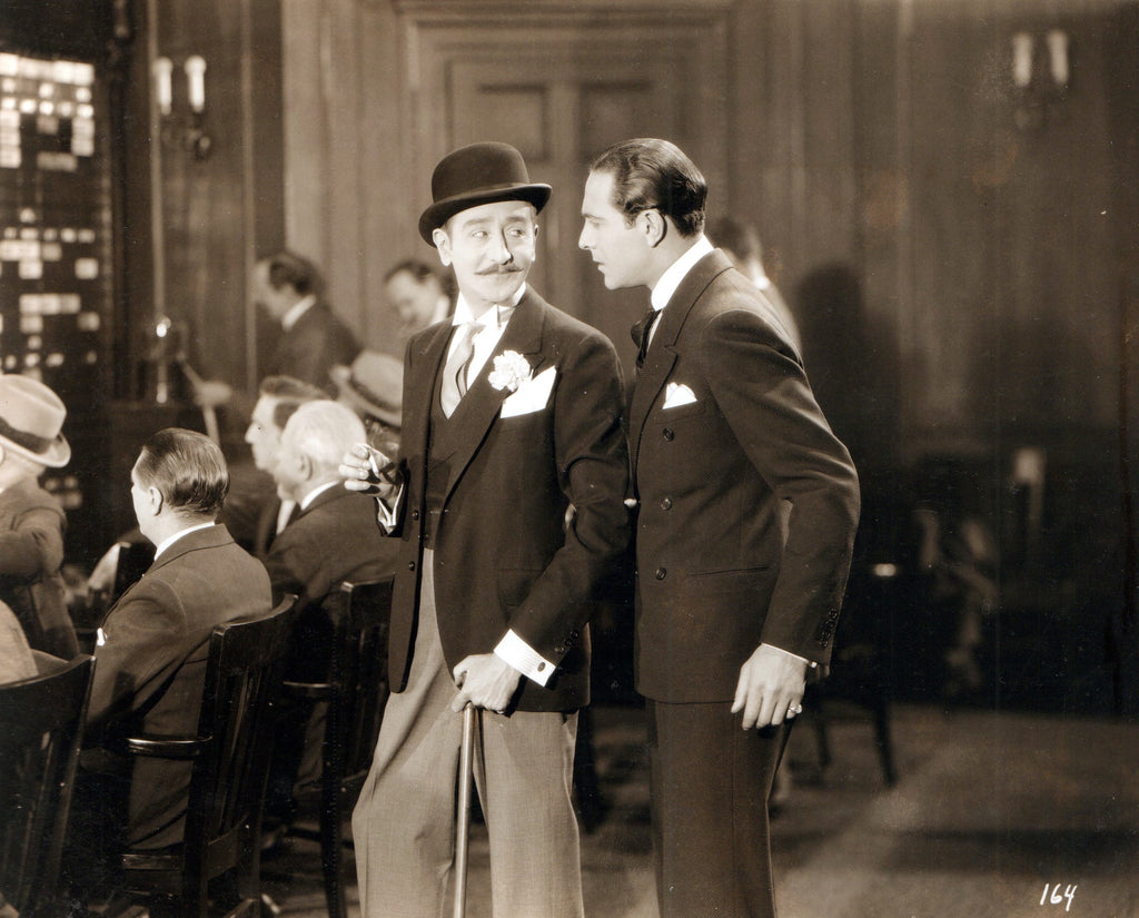 Ricardo Cortez and Adolphe Menjou in The Sorrows of Satan (1926) | www.vintoz.com