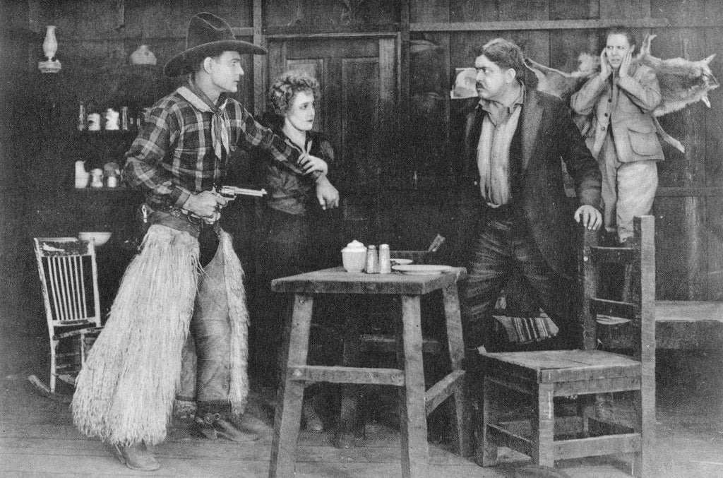 Patsy De Forest, Al Fremont and Buck Jones in The Square Shooter (1920) | www.vintoz.com