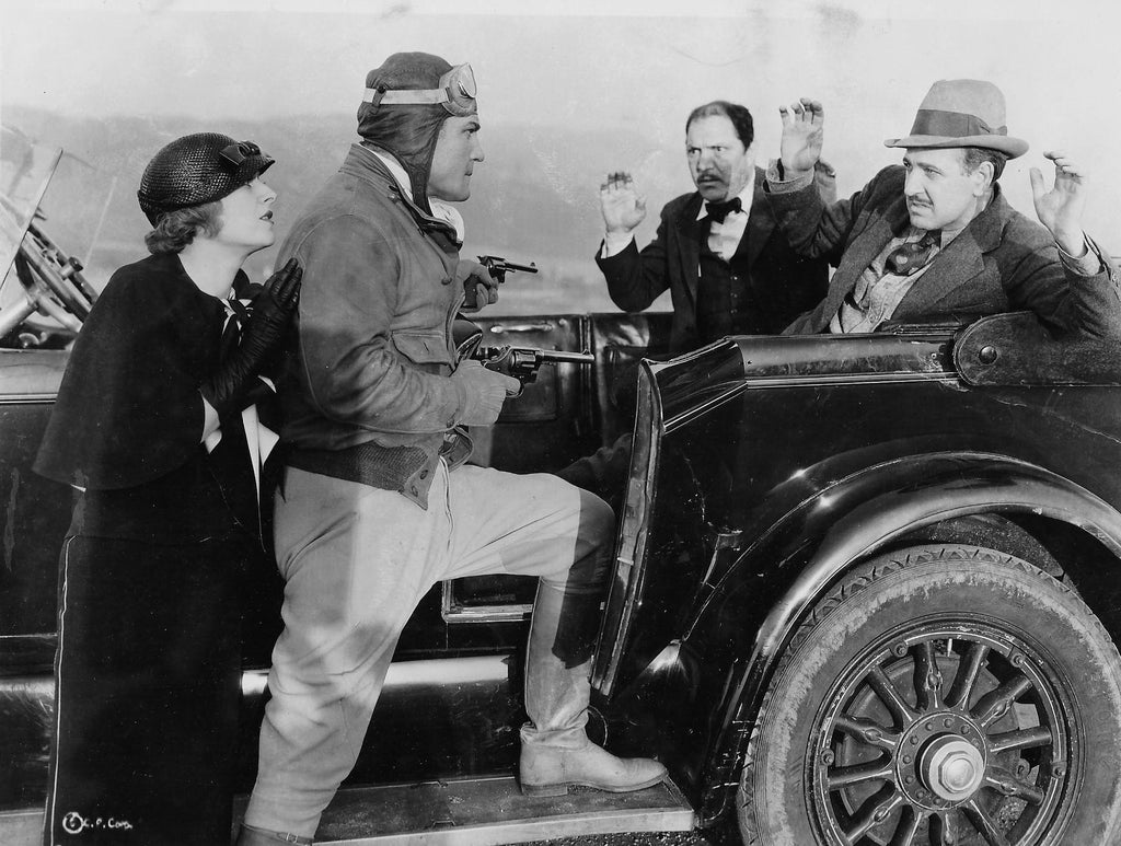 Robert Ellis, Buck Jones, Dorothy Revier and Harry Semels in The Thrill Hunter (1933) | www.vintoz.com