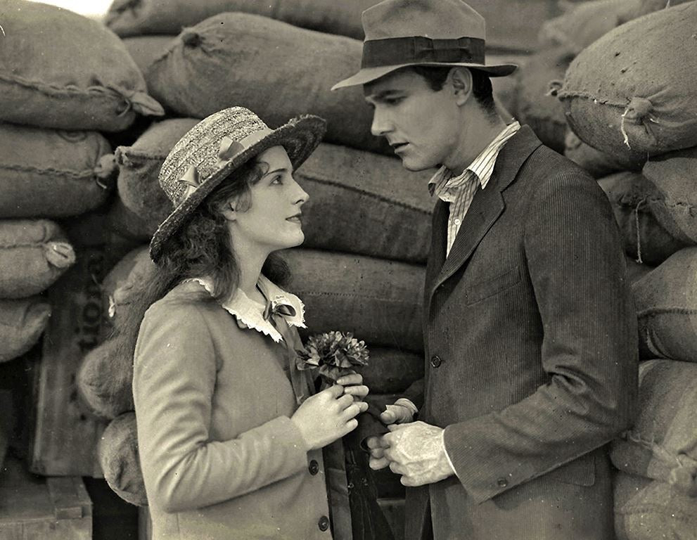 William Haines and Norma Shearer in The Tower of Lies (1925) | www.vintoz.com
