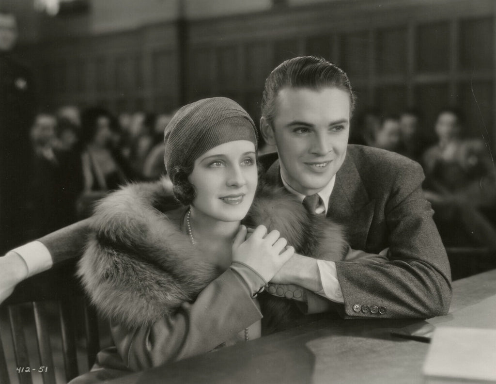 Raymond Hackett and Norma Shearer in The Trial of Mary Dugan (1929) | www.vintoz.com