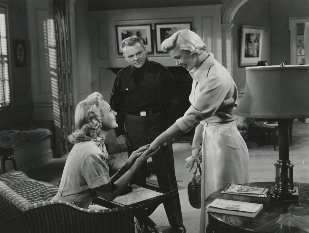 James Cagney, Doris Day and Virginia Mayo in The West Point Story (1950) | www.vintoz.com