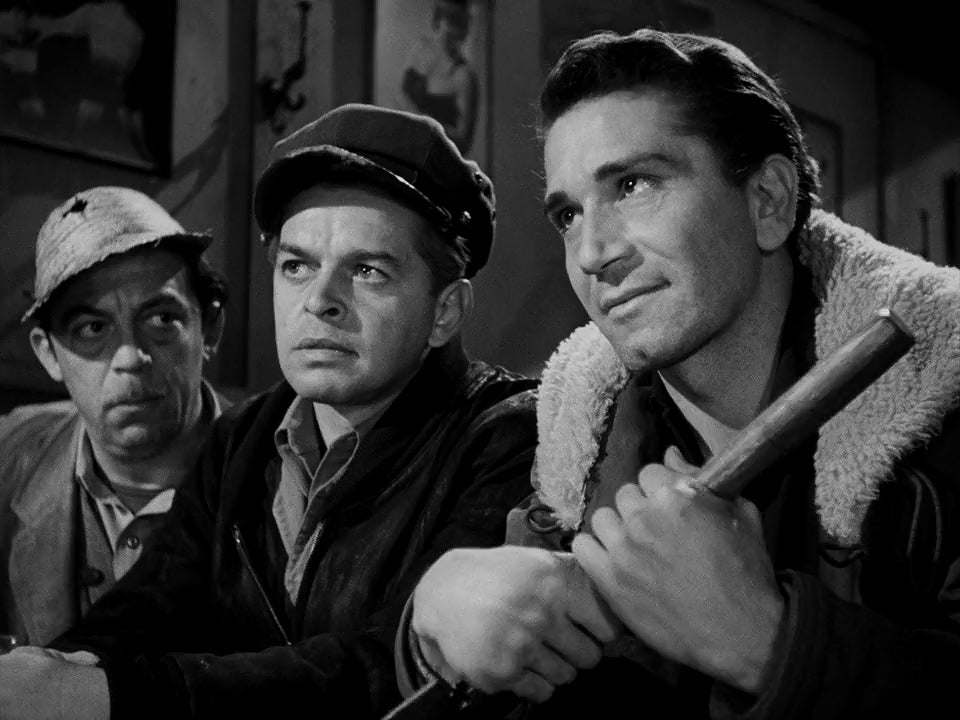 Richard Conte, Edwin Max and Joseph Pevney in Thieves’ Highway (1949) | www.vintoz.com
