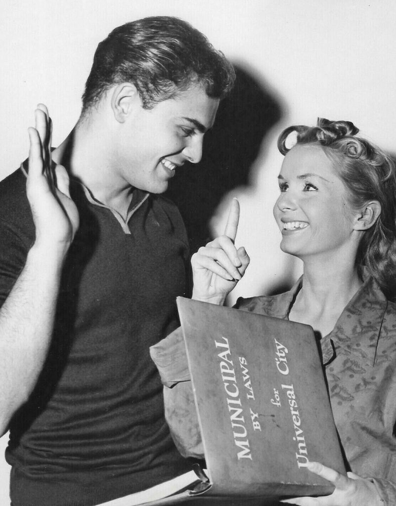 Debbie Reynolds and John Saxon in This Happy Feeling (1958) | www.vintoz.com