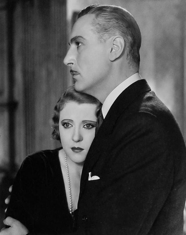 Ruth Chatterton and Paul Lukas in Tomorrow and Tomorrow (1932) | www.vintoz.com