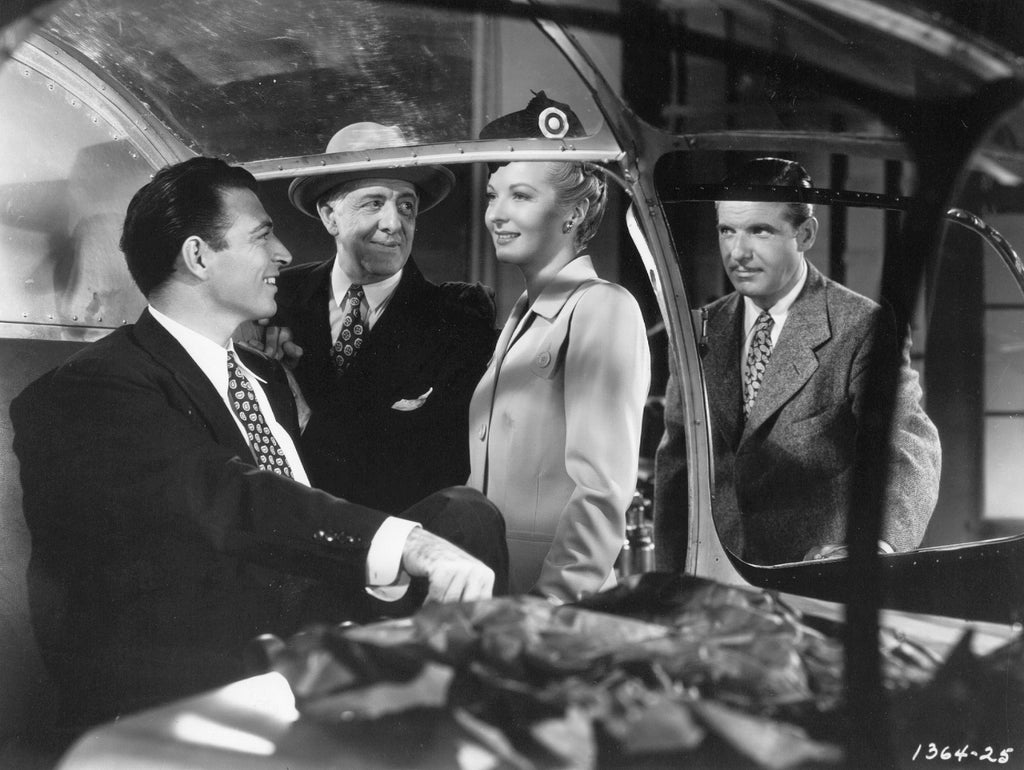 Hillary Brooke, Paul Harvey, Stephen McNally and Jeff York in Up Goes Maisie (1946)