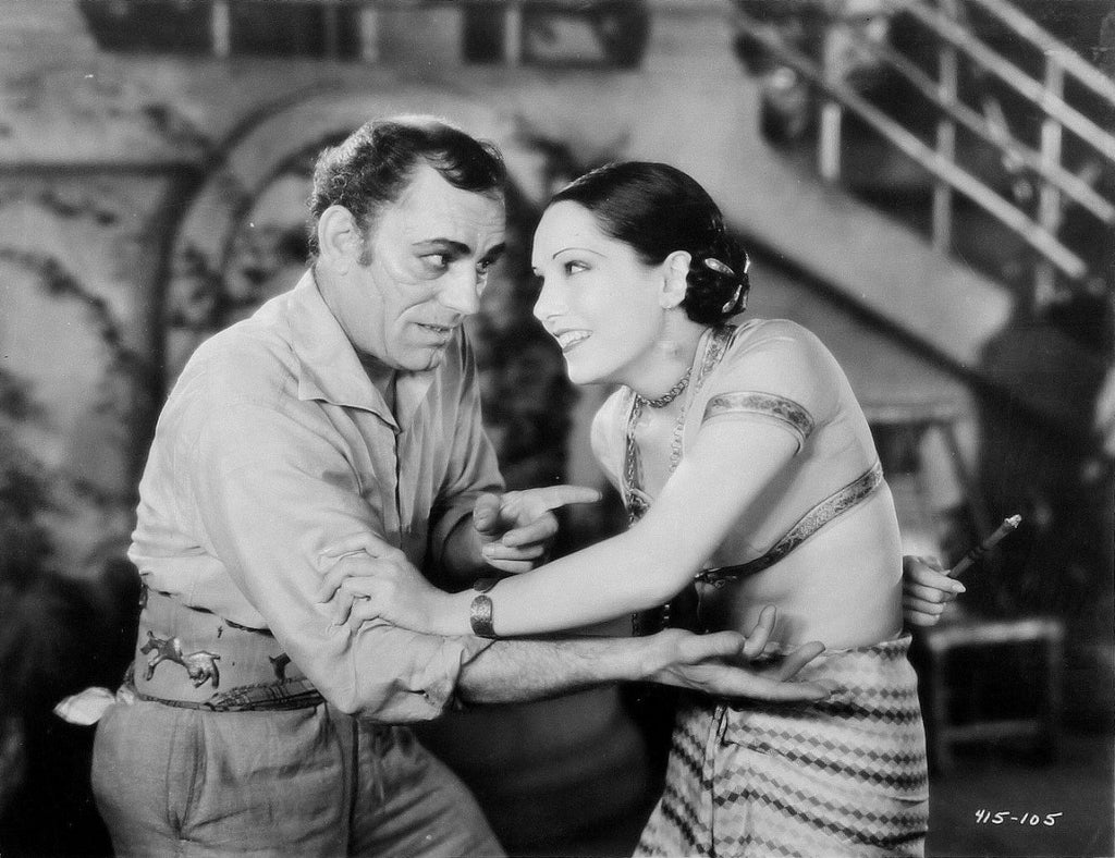 Lon Chaney and Lupe Vélez in Where East Is East (1929) | www.vintoz.com
