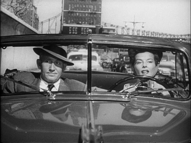 Spencer Tracy and Katharine Hepburn (Adam's Rib, 1949) | www.vintoz.com