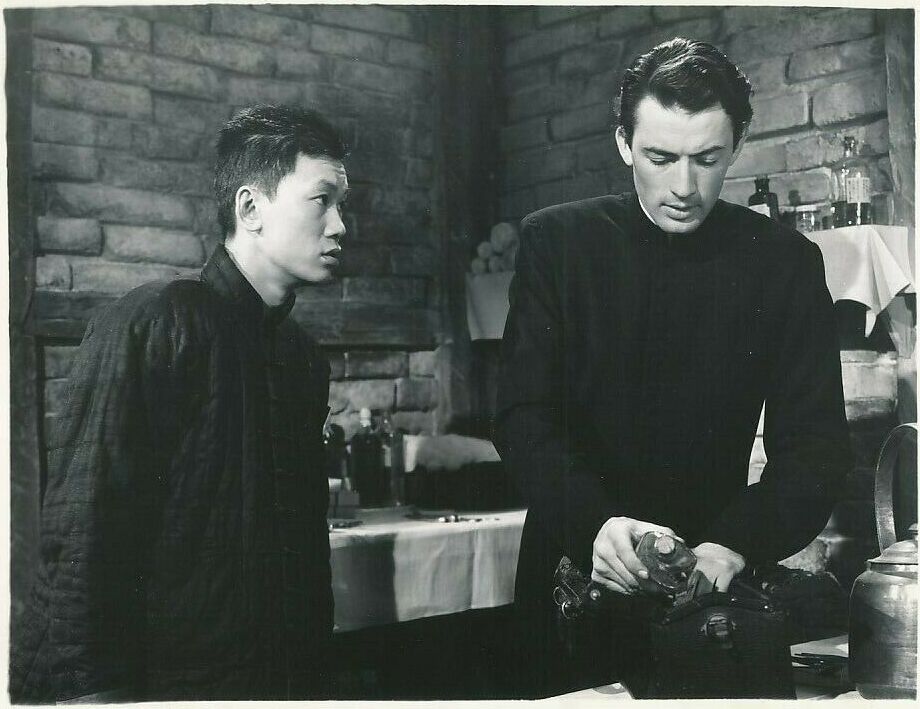 Benson Fong (鄺炳雄) and  Gregory Peck (The Keys of the Kingdom, 1944)