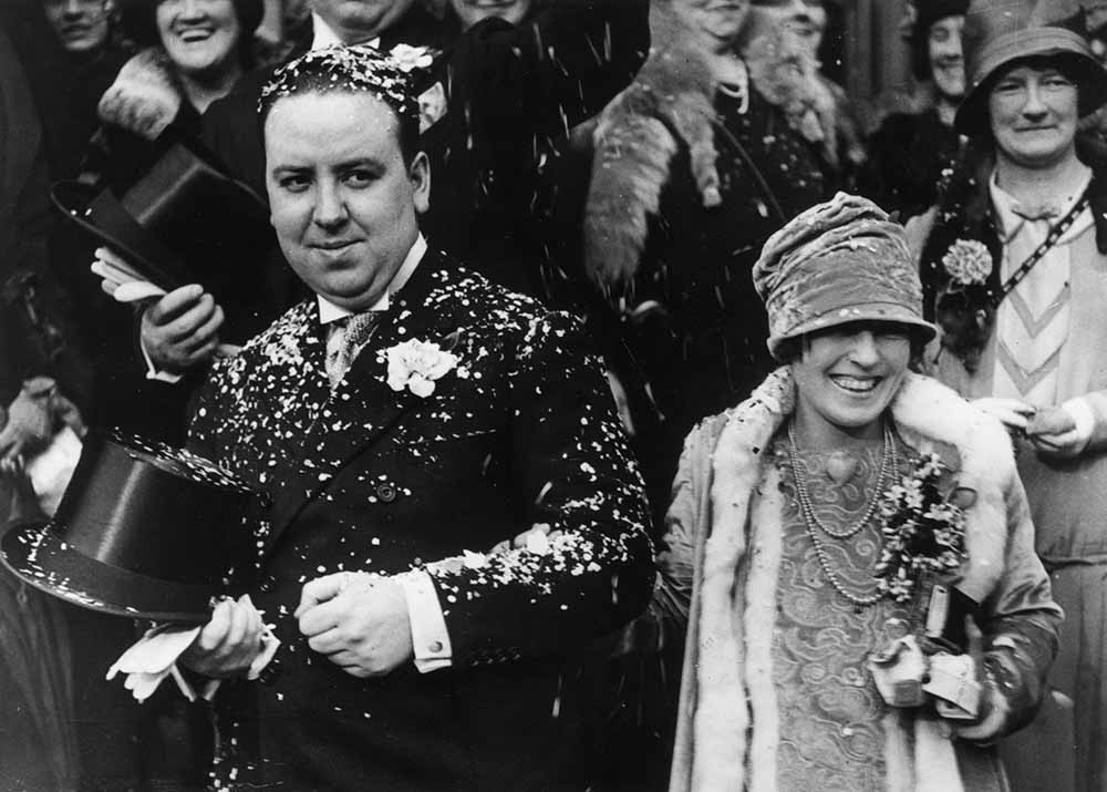 Alma Reville (Alma Lucy Reville, Lady Hitchcock) (1899–1982) (with Alfred Hitchcock) | www.vintoz.com
