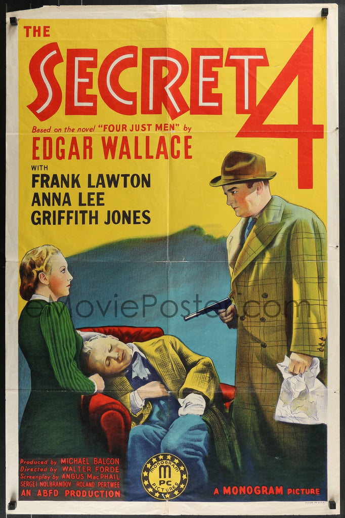 The Four Just Men (The Secret Four) (1939) | www.vintoz.com