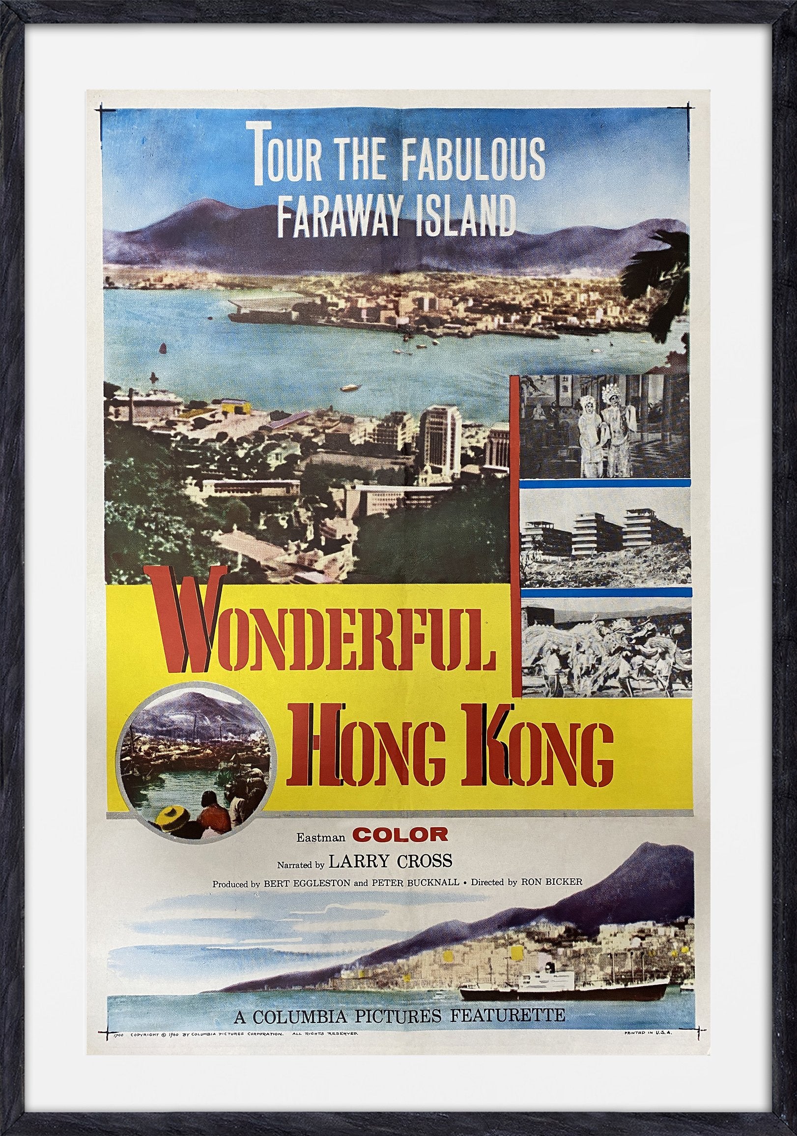 Wonderful Hong Kong | 1960 | English | Vintage Movie Poster – Vintoz