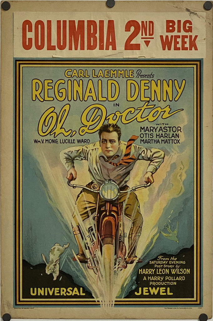 Oh Doctor (1925) Original Vintage Movie Poster by Vintoz.com