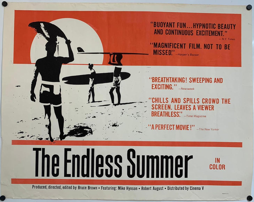 Endless Summer (1965) Original Vintage Movie Poster by Vintoz.com