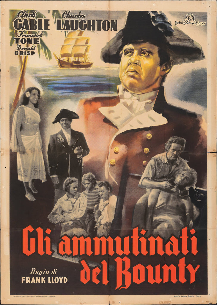 Mutiny on the Bounty (1935) Original Vintage Movie Poster by Vintoz.com