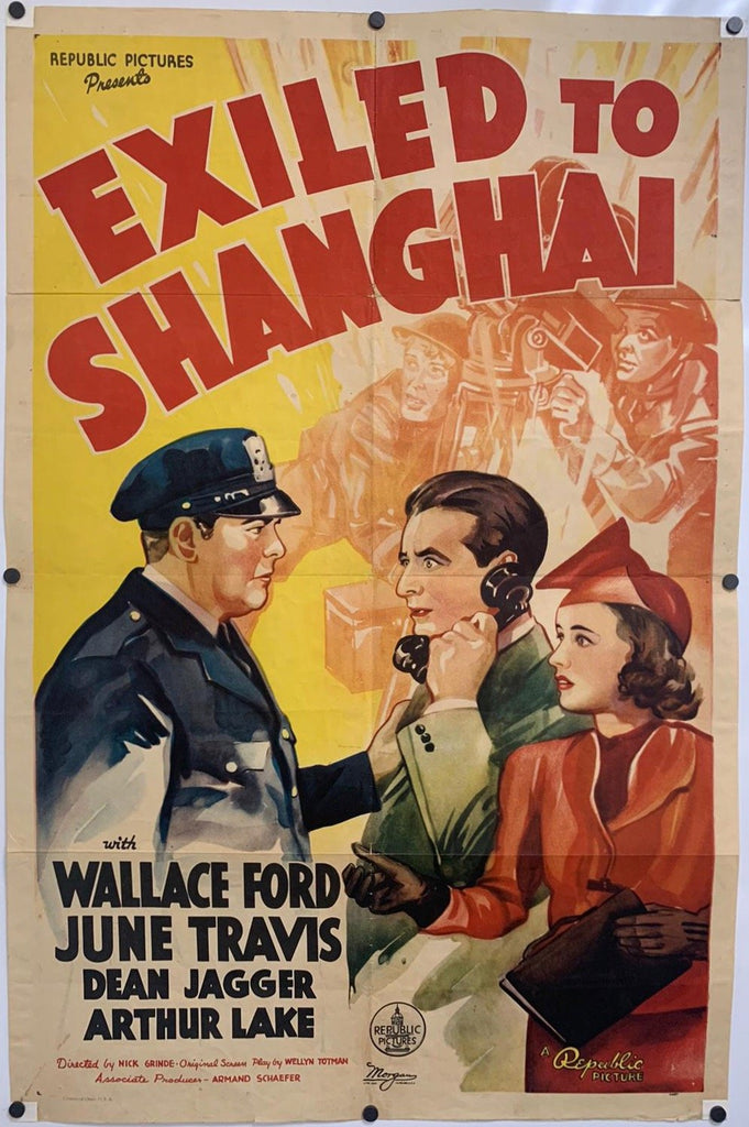 Exiled to Shanghai (1937) Original Vintage Movie Poster by Vintoz.com