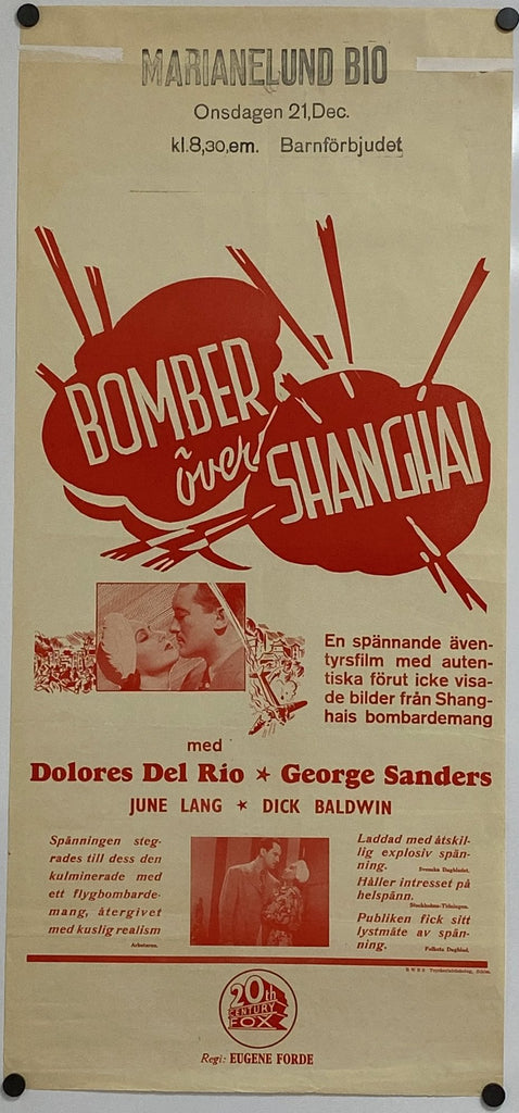 International Settlement (1938) Original Vintage Movie Poster by Vintoz.com