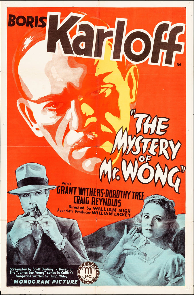 Mystery of Mr. Wong (1939) Original Vintage Movie Poster by Vintoz.com