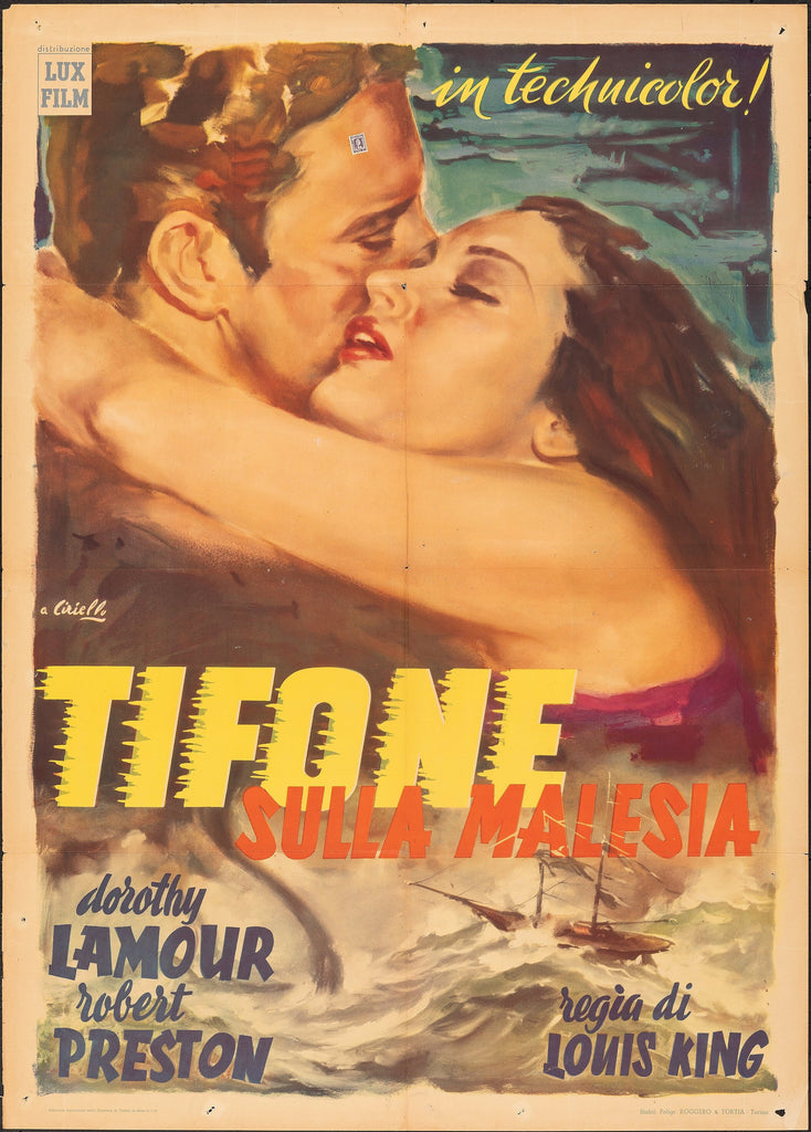 Typhoon (1940) Original Vintage Movie Poster by Vintoz.com