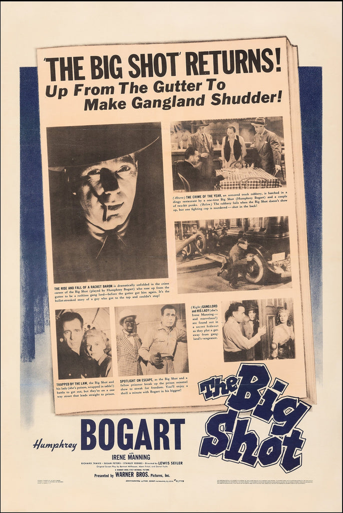 Big Shot (1942) Original Vintage Movie Poster by Vintoz.com